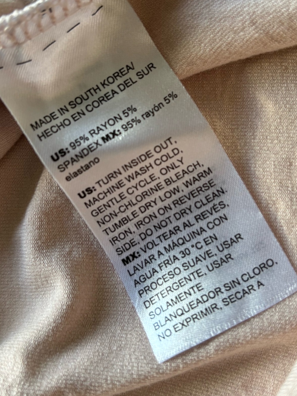CHICOS touch of cool GOLD & ROSE long sleeve LARGE ( Chicos size 2) - Picture 4 of 7
